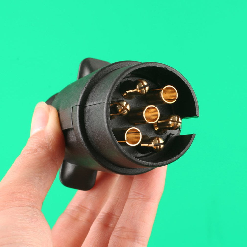 7 Pin 12V 12N Replacement Plastic Trailer Truck Towing Electrics Plug