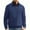Navy, variant on Jalioing Men's Collared Sweatshirts Vintage Fashion Long Sleeve Half Zip Shirt Classic Cotton Pullover with Pocket