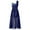 Navy Blue, variant on MSemis Kids Girls One Shoulder Flowers Pageant Romper Dress
