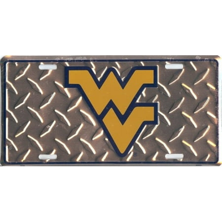 West Virginia Mountaineers Brass - West Virginia University Mountaineers Plate