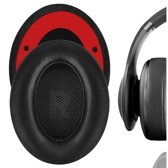 Geekria Elite Sheepskin Replacement Ear Pads for JBL Everest 700, V700BT Headphones Ear Cushions, Headset Earpads, Ear Cups Cover Repair Parts (Black)