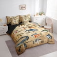 thumbnail image 3 of Castle Fairy Boys Wildlife Fish Bedding Comforter Set,Fishing Hunting Queen Bedding Sets, 3 of 8