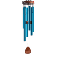 thumbnail image 1 of Blue Metal Windchime Aluminum Windbell Wind Chimes 6 Rods Chimes Home Decoration Craft Outdoor Garden Patio, 1 of 7
