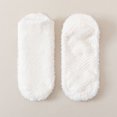thumbnail image 3 of 2026 Fuzzy Socks with Grips Non Slip Slipper Socks for Men Soft Cozy Plush Fluffy Socks Winter Warm (White), 3 of 4