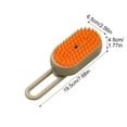 thumbnail image 3 of Pet Hair Removal Tool Pet Spray Comb Detangling Brush For Dogs And Cats Anti Static Hair Combing Tool With Mist Function, Grooming Brush For Knots And Tangles，Khaki, 3 of 5