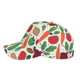 thumbnail image 5 of Balery Baseball Cap Adjustable Size for Running Workouts and Outdoor Activities All Seasons Dad Hat(Vegetables), 5 of 8