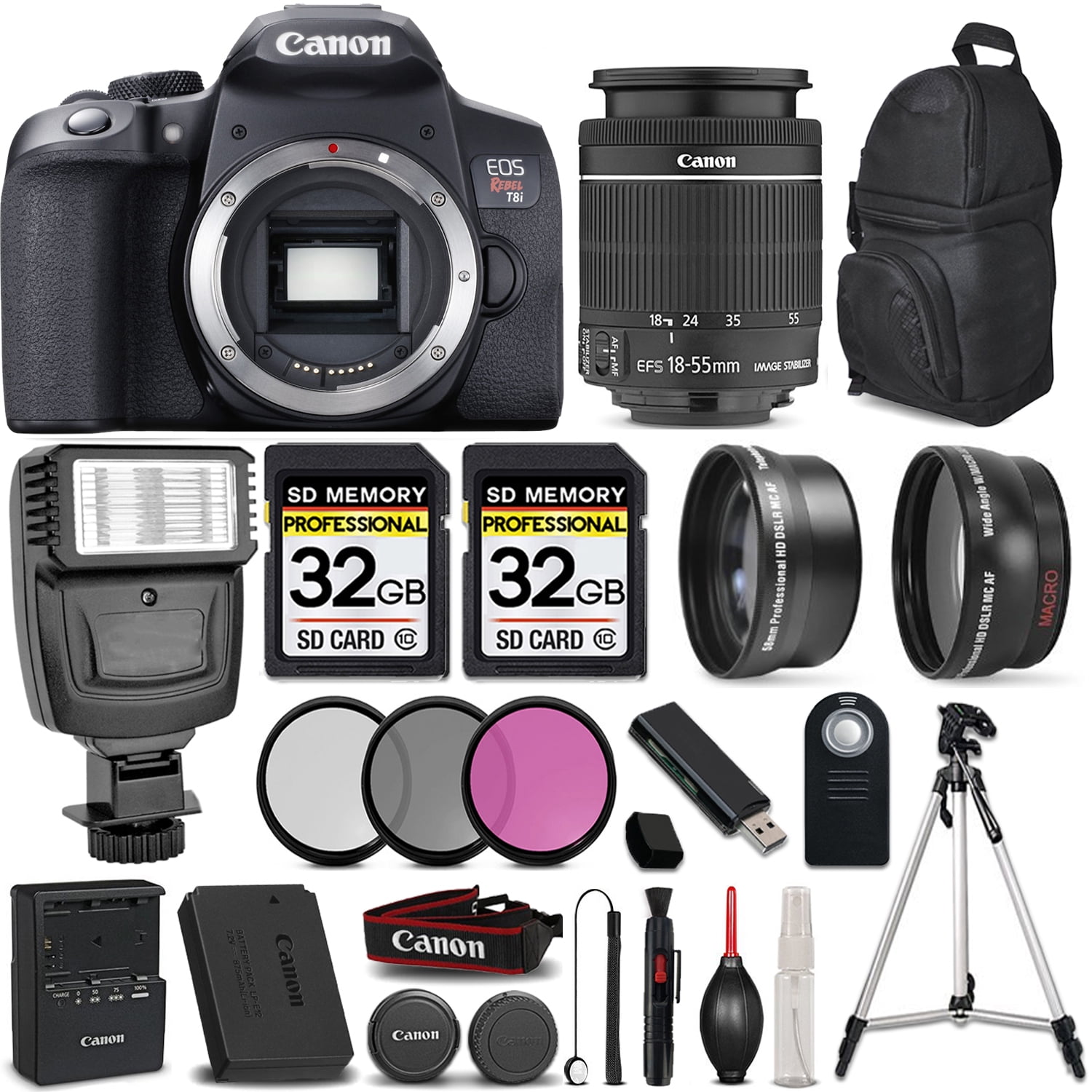 Digital Slr Canon Rebel T8i Bundle Canon Rebel Canon EOS 850D
