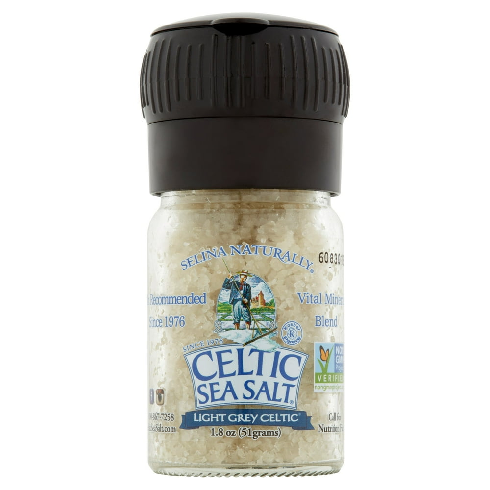 Selina Naturally Light Grey Celtic Celtic Sea Salt, 1.8 oz