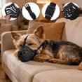 thumbnail image 4 of Dog Muzzle, Soft Breathable Dog Muzzles Suitable Dogs, Adjustable Basket Muzzle Prevents Chewing and Biting Pet Mouth Guard Must Have for Grooming Trimming Training Black XS, 4 of 6