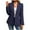 Navy, variant on BXINGOHAI Women's Blazer Business Casual Lightweight Suit - Long Sleeve Slim Fit Work Office Jacket with Pockets Beige S