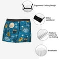 thumbnail image 6 of Kll Cute Colorful Owls And Trees Men'S Cotton Boxer Briefs Underwear-Large, 6 of 9