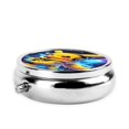 thumbnail image 3 of Pastillero redondo de Pokémon con 3 compartimentos, pastillero portátil para bolsillo o bolso, pastillero decorativo de metal, organizador de vitaminas y medicamentos, 3 of 6