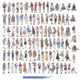 thumbnail image 1 of 101 Piezas Etiquetas Engomadas de Personas para Diario, áLbum de Recortes, Etiqueta Engomada de áLbum de Recortes de Chica de Moda Urbana para Kit de Suministros de Diario Basura, 1 of 5