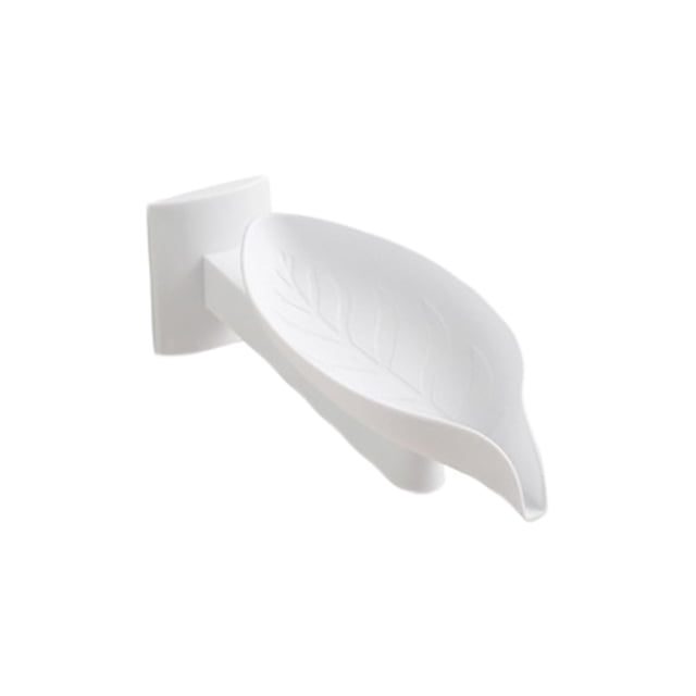 TIELUTT Leaf Shaped Soap Adjustable in Three Rotations Wall Rack over Stainless Steel Camp Roll up Dish Drying Rack over the Strainer Storage Rack for Kitchen Counter
