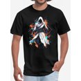 thumbnail image 1 of T-Shirt Homme Cyber Assassin Graphique Style Occulte à Capuche avec Design Futuriste Audacieux, 1 of 5