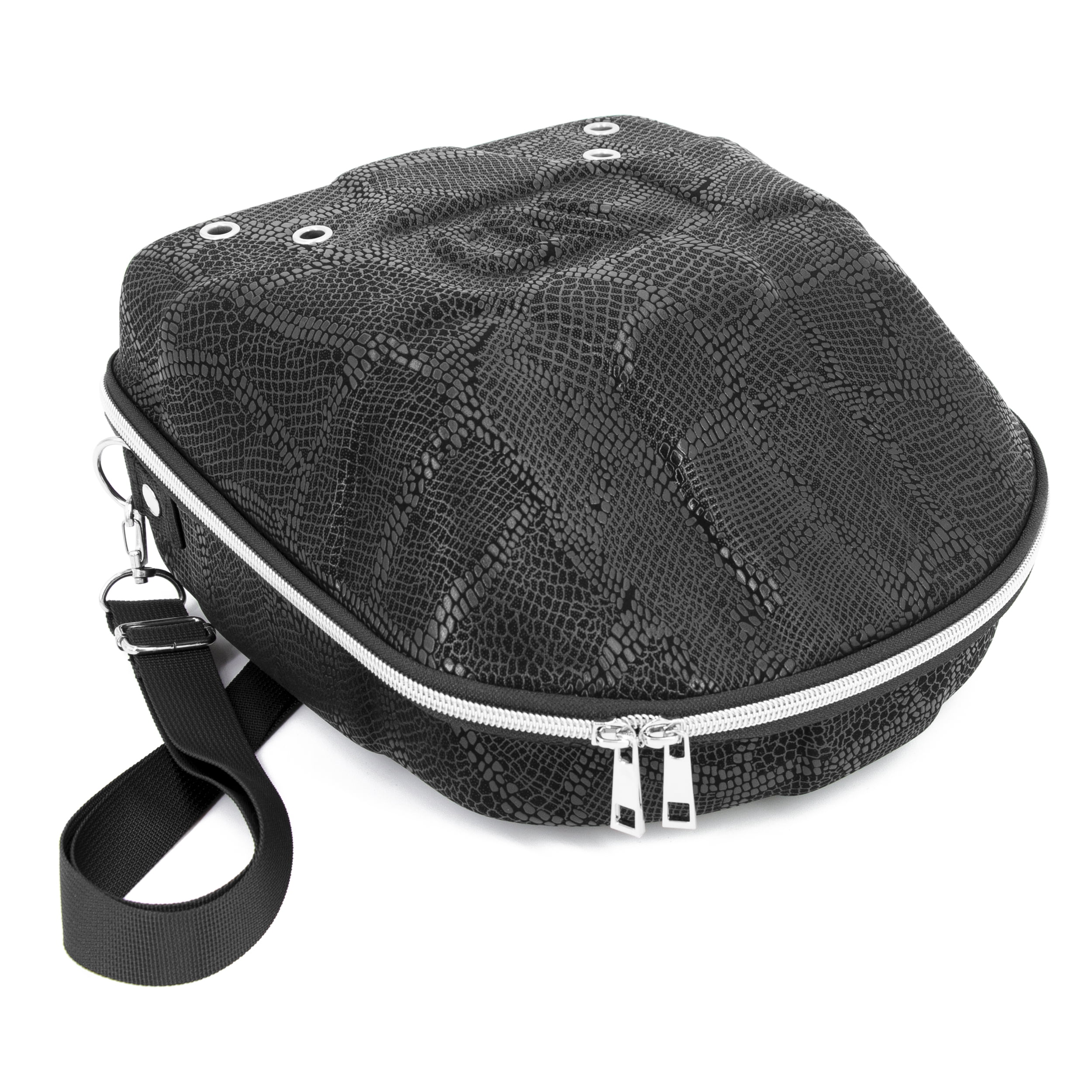 CASEMATIX Hat Travel Case for up to 4 Baseball Caps Portable Hat Case