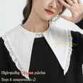 thumbnail image 3 of LoudSung Fake Collar Detachable Academic Half Shirt Blouse False Doll Dickey Collar Elegant Design for Women Girls, 3 of 7