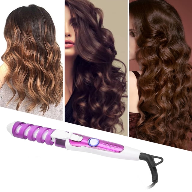 Iron Rizado de Cabello, 20 SEgundos Calefacción RÁPIDA DURADERA SEGURA RIZADORA DE CABELLO PORTÁL