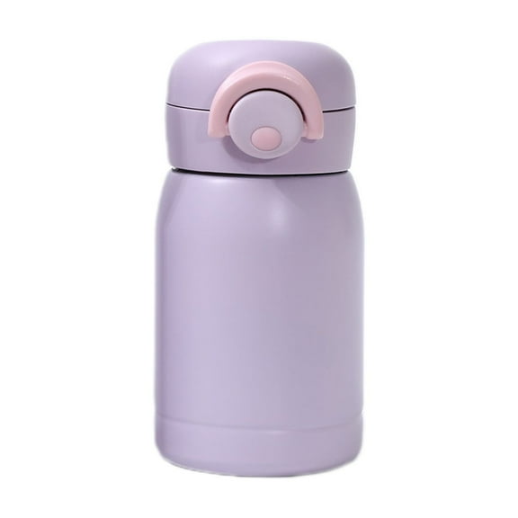 Qiweii 304 Stainless Steel Insulation Cup Portable Double-Layer Vacuum Bouncing Lid Cup High Value Mini Pocket Water Cup