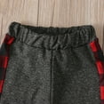 thumbnail image 6 of TAIAOJING Toddler Girl Boy Tracksuit Set Boys Winter Long Sleeve Red Plaid Prints Tops Pants 2PCS Outfits Clothes Set For Babys Clothes 18-24 Months, 6 of 7