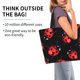 thumbnail image 2 of Fotbe Beautiful Red Ladybug Bolsa Tote Estética de Lona con Estampado para Mujer - Bolsa Reutilizable de Hombro Casual para Vacaciones, Compras, Trabajo y Gimnasio, 2 of 8