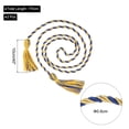 thumbnail image 2 of Uxcell 2Pack 67" Graduation Honor Cord with Tassel Braided Graduation Rope Gold/Blue, 2 of 6