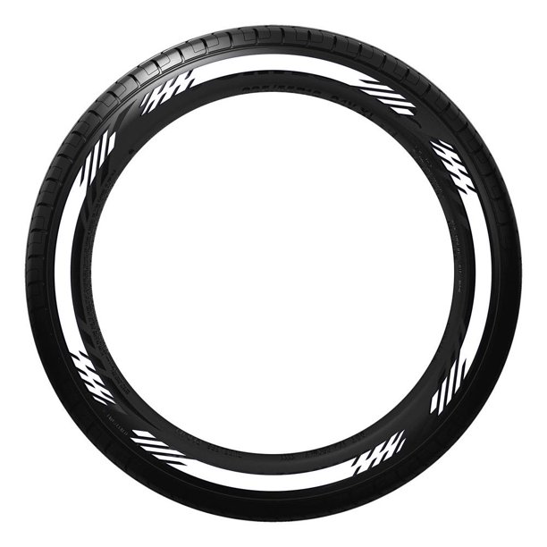 VIVIBEL Car Tire Decals Wheel Lettering Stickers 3D Car Wheel Stickers