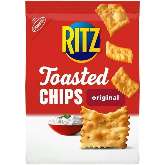 Pack of 2 RITZ Toasted Chips Original Crackers, 8.1 oz