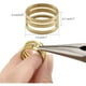 thumbnail image 2 of Kit de alambre de la herramienta que hace el cordón de conexión de accesorios Anillos Conjunto de abalorios de nylon de joyería con cuerda de plata Herramientas de joyería, 2 of 7