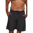 thumbnail image 1 of Mens Big and Tall Swim Trunks Black 3XL, 1 of 2