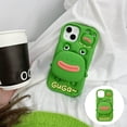 thumbnail image 2 of Teléfono con dibujo animado en 3D adecuado para la serie. Soporte con forma de rana bonito y divertido. Protector para teléfono bonito y divertido. Funda protectora de silicona suave. Adecuado, 2 of 8