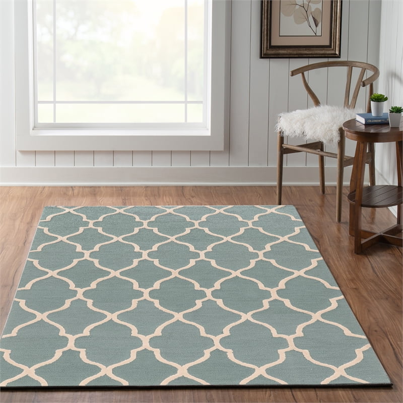5X7 TRIO GEO TURQUOI - FRENCH
