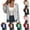 Brown, variant on Women's Solid Color Quilted Biker Moto Jacket With Multi-Zipper Pockets Short Soft Zip Up Coat Business Casual Cropped Top