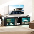 thumbnail image 2 of HOMCOM TV Stand with LED Lights, Moder Media Console for TVs up to 65 Inch, 2 of 10