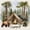 Cream Green, variant on Manfei Jungle Bear Deer Twin Sheets 3pcs,Adventure RV Accessories Bedding,Beige Brown,1 Flat Sheet,1 Fitted Sheet and 1 Pillowcase