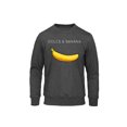 thumbnail image 1 of Bellella Chandail à Manches Longues pour Hommes, Col Rond, Décontracté, en Molleton, Gris Foncé m, 1 of 2