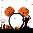 thumbnail image 2 of SAZBJOJN Halloween Headbands for Women Cute Pumpkin Doll Hair Headbands Spooky Holiday Hair Accessories for Women Trick‑or‑Treating Party Favors Multicolor One Size, 2 of 4
