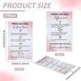 thumbnail image 2 of Paper Display Cards for Nails Rectangle 8.7x5.4x0.02cm 240 sheets/set, 2 of 9