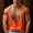 Orange, variant on Men's Deep V Low Cut Tank Tops Solid Sleeveless Workout Muscle Shirt Athletic Bodybuilding Gym Performance T-Shirts