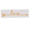 thumbnail image 2 of Etiqueta Engomada de Del Amor PVC Vinilo Adhesivo Mural de Cartel Papel Tapiz para Dormitorio Sala naranja, 2 of 5