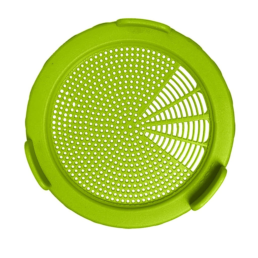 Mason Jar Lids-MOMU-Plastic ，86mm Wide Mouth Mason Sprout Jars Strainer，Sprouting Lid Mesh Cover