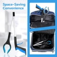thumbnail image 6 of Reacher Grabber - Foldable Gripper and Reaching Tool - 32”Extra Long Handy Trash Claw Grabber, Mobility Aid Reaching Assist Tool for Trash Pick Up, Litter Picker, Arm Extension (blue), 6 of 6