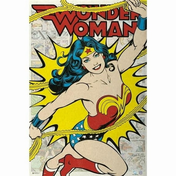 Erik Posters XPE160354 Dc Comics Wonder Woman Poster Print, 24 x 36