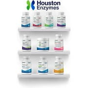 Houston Enzymes No-Fenol Polyphenol Digestive Health Enzyme Supplement - Enhances Breakdown of Fruits & Vegetable Fiber - 90 Capsules