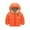Orange, variant on AJZIOJIRO Winter down Jacket for Boys Girls 1-7 Years Old Zipper down Jacket & Coat,Kids Hooded Puffer Fleece Lined Outerwear Coat
