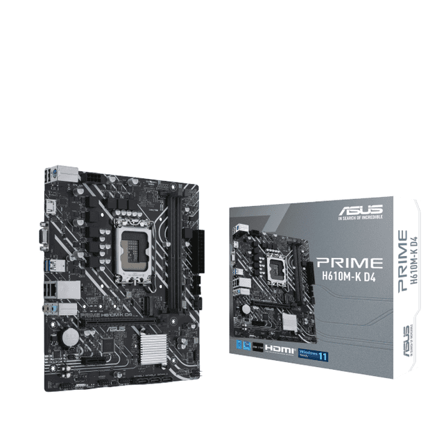 MB ASUS PRIME H610M K D4 1700 DDR4 MICRO ATX HDMI VGA