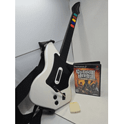Guitar Hero III: Wireless Guitar + Receiver + Guitar Hero III: Legends of Rock - Tested - Authentic - PS2 Playstation 2