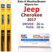 2017 Jeep Cherokee Rain-X WeatherBeater Wiper Blades (Set of 2)