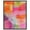 Black Frame, variant on Garnet Gleam IV Canvas Neon Abstract by Art Remedy, Silver Frame, 36 x 45