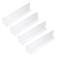 thumbnail image 1 of USHOBE 4 Pcs Étagères d'Organisation de Supermarché Transparentes en PVC Réduction de Charge pour Maisons, 1 of 8